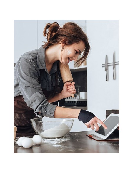 Riešo stabilizatoriai Velcro petnešėlių juosta juoda - 2 vnt