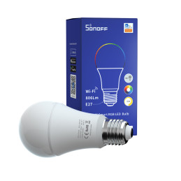 Išmanioji išmanioji LED lemputė (E27) WiFi 806Lm 9W RGB Sonoff B05-BL-A60
