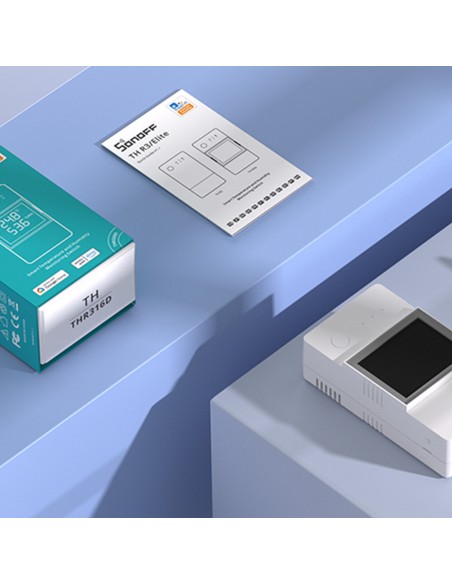 WiFi relė su drėgmės ir temperatūros matavimo funkcija 20A RJ9 Sonoff THR320D