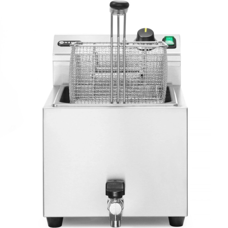 Elektrinė gruzdintuvė su išleidimo čiaupu 400 V 66000 W 10 l - Hendi 209424