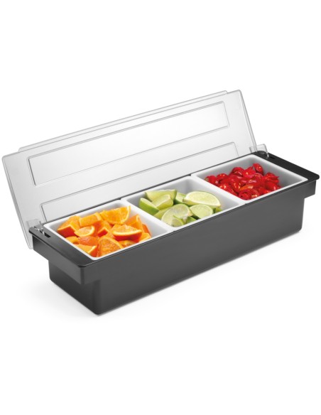 Barmeno taros organizatorius gėrimų kokteiliams - 3 įdėklai