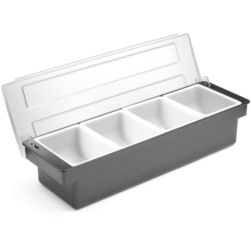 Barmeno taros organizatorius gėrimų kokteiliams - 4 įdėklai