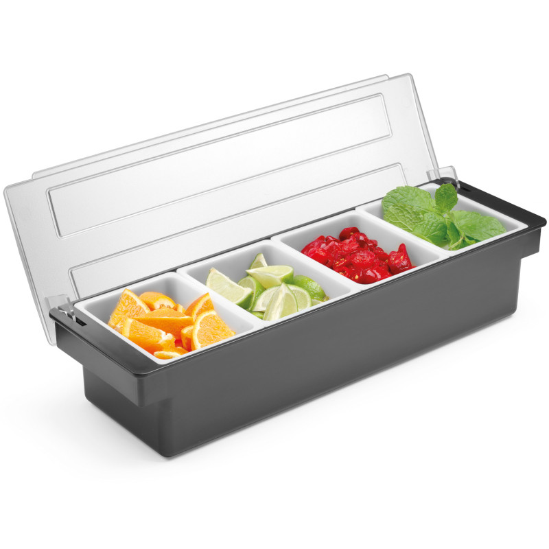 Barmeno taros organizatorius gėrimų kokteiliams - 4 įdėklai