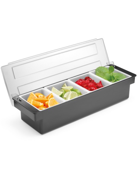 Barmeno taros organizatorius gėrimų kokteiliams - 4 įdėklai