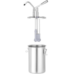 Padažo indelis su dozatoriumi STEEL 4,5 l - Hendi 558102