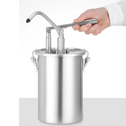 Padažo indelis su dozatoriumi STEEL 4,5 l - Hendi 558102