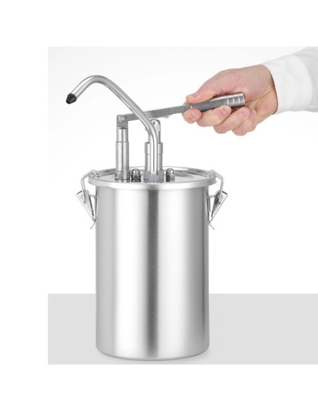 Padažo indelis su dozatoriumi STEEL 4,5 l - Hendi 558102