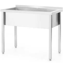Vieno skyriaus gastronominė baseino kriauklė Budget Line STAL 1000 x 600 x 850 cm - Hendi 811023