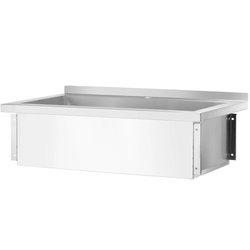 Vieno skyriaus gastronominė baseino kriauklė Budget Line STAL 1000 x 600 x 850 cm - Hendi 811023