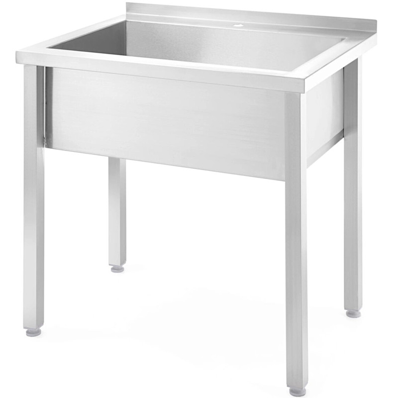 Baseino vienos kameros gastronominė kriauklė suvirinta Budget Line STAL 800 x 600 x 850 cm - Hendi 816707 Baseino vienos kameros gastronominė kriauklė suvirinta Budget Line STAL 800 x 600 x 850 cm - Hendi 816707