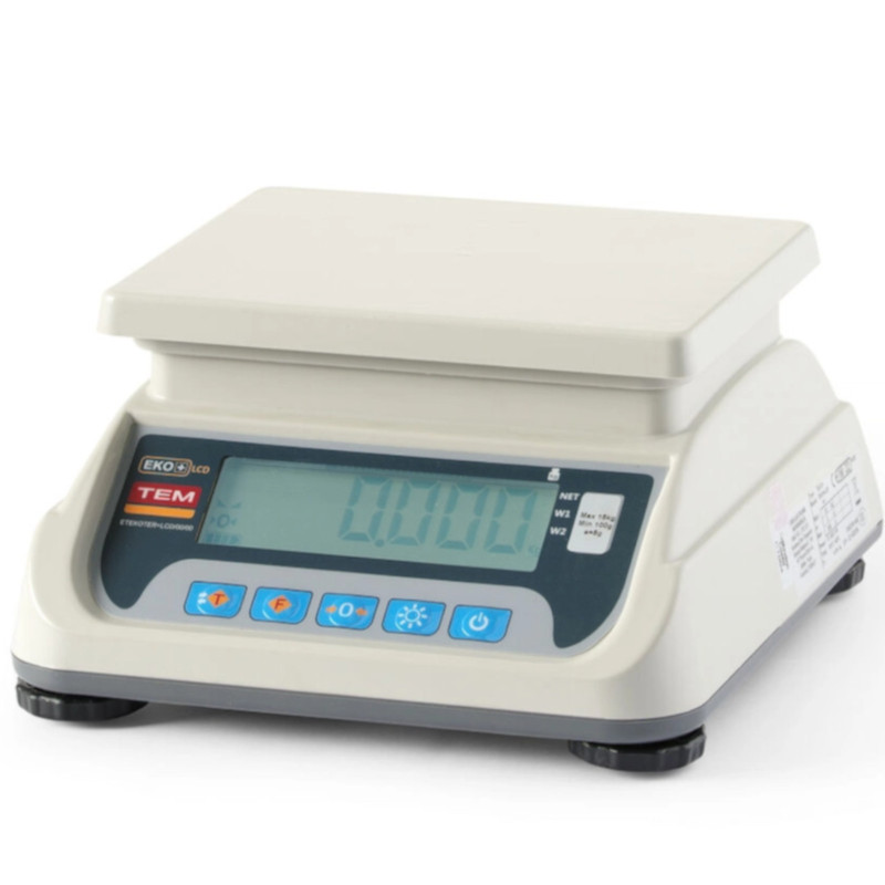 Ledų svarstyklės su legalizavimu M RS232 LCD 20 g - 6 kg / 2g