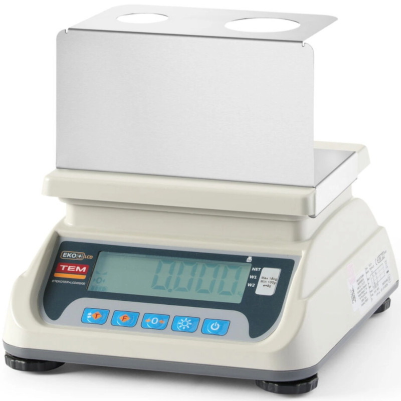 Ledų svarstyklės su legalizavimu M RS232 LCD 20 g - 6 kg / 2g