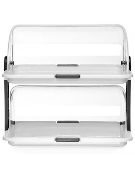 Švediško stalo vitrina su dvigubu stoglangiu 380 x 260 x 355 mm – Hendi 871768