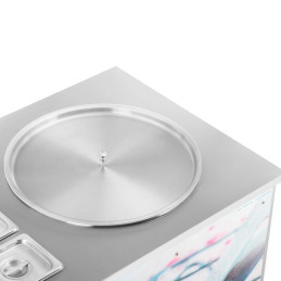 Tailandietiškų ledų aparato šaldymo lėkštė sk. 50 cm 6 x GN 740 W