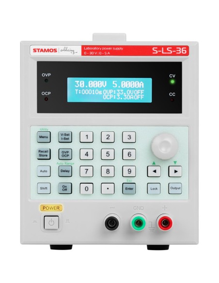 Laboratorinis maitinimo šaltinis su atminties funkcija 0-30 V 0-5 A DC 150 W LED USB Laboratorinis maitinimo šaltinis su atminties funkcija 0-30 V 0-5 A DC 150 W LED USB