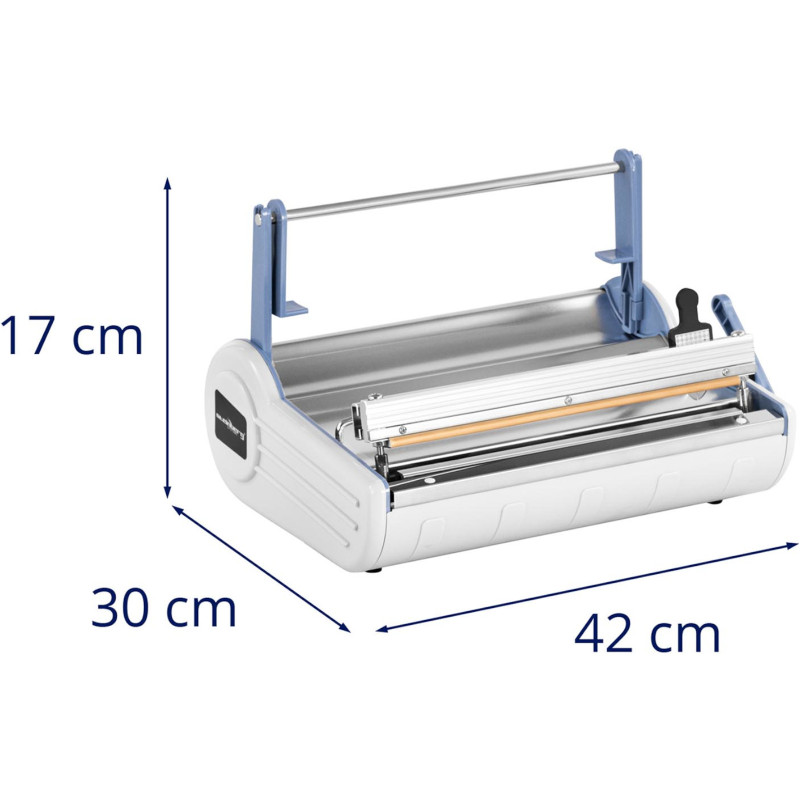 Suvirinimo aparatas pakavimo maišams su temperatūros kontrole, plotis 250 mm