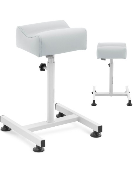 Kosmetinė kėdutė pedikiūrui reguliuojamo aukščio iki 67 cm iki 80 kg - šviesiai pilka Kosmetinė kėdutė pedikiūrui reguliuojamo aukščio iki 67 cm iki 80 kg - šviesiai pilka
