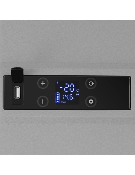 Kelioninis šaldytuvas ant ratų su užšaldymo funkcija 12/24 V DC/AC 60 W 52 l Kelioninis šaldytuvas ant ratų su užšaldymo funkcija 12/24 V DC/AC 60 W 52 l
