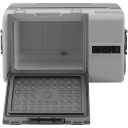 Kelioninis šaldytuvas ant ratų su užšaldymo funkcija 12/24 V DC/AC 60 W 52 l