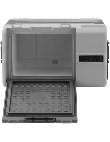Kelioninis šaldytuvas ant ratų su užšaldymo funkcija 12/24 V DC/AC 60 W 52 l Kelioninis šaldytuvas ant ratų su užšaldymo funkcija 12/24 V DC/AC 60 W 52 l