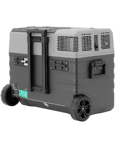 Kelioninis šaldytuvas ant ratų su užšaldymo funkcija 12/24 V DC/AC 60 W 52 l Kelioninis šaldytuvas ant ratų su užšaldymo funkcija 12/24 V DC/AC 60 W 52 l