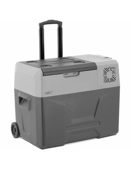 Kelioninis šaldytuvas ant ratų su užšaldymo funkcija 12/24 V DC/AC 60 W 40 l Kelioninis šaldytuvas ant ratų su užšaldymo funkcija 12/24 V DC/AC 60 W 40 l