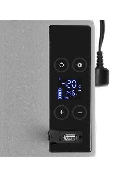 Kelioninis šaldytuvas ant ratų su užšaldymo funkcija 12/24 V DC/AC 60 W 40 l Kelioninis šaldytuvas ant ratų su užšaldymo funkcija 12/24 V DC/AC 60 W 40 l
