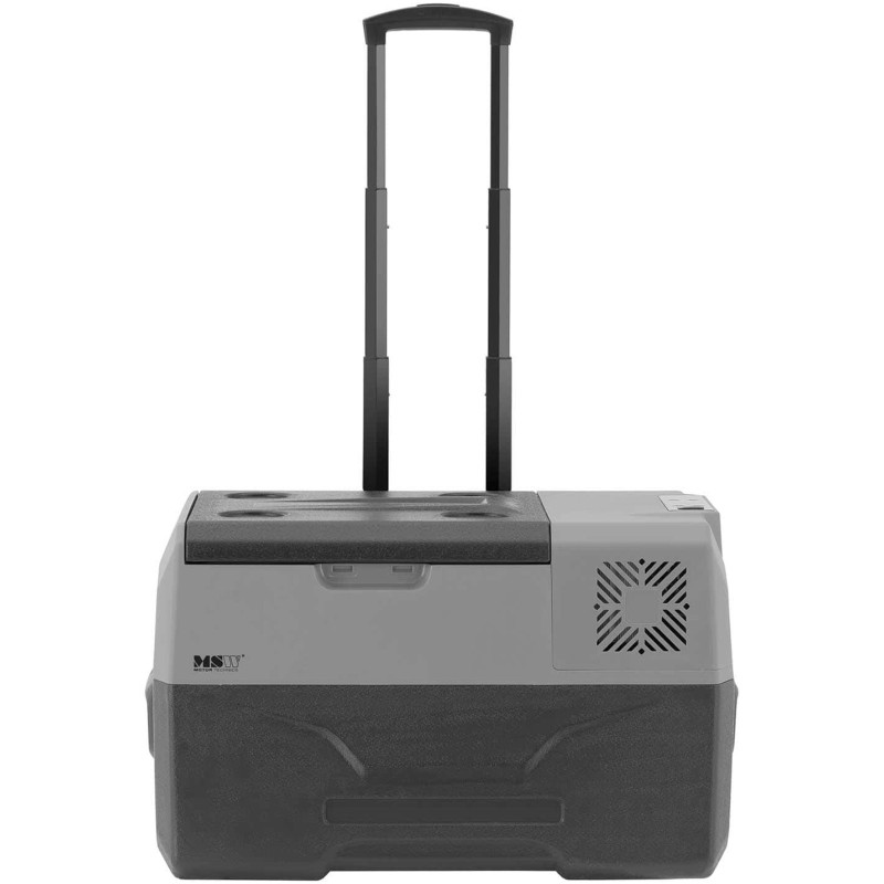 Nešiojamas automobilinis šaldytuvas ant ratų su užšaldymo funkcija 12/24 V DC/AC 60 W 30 l
