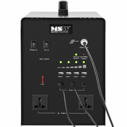 Saulės rinkinys fotovoltinės plokštės inverteris 2 LED lempos 1000 W 5/12/230 V