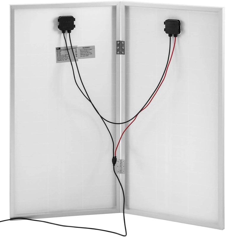Saulės rinkinys fotovoltinės plokštės inverteris 2 LED lempos 1000 W 5/12/230 V