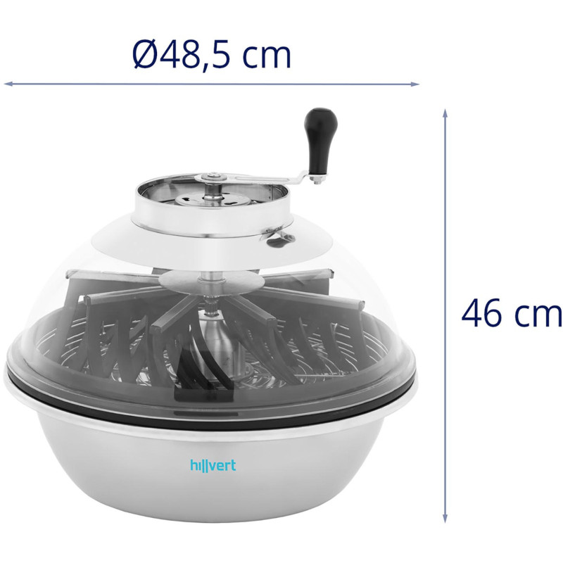 Žoliapjovės rankinis kombainas augalų lapų žiedams sk. 484 mm