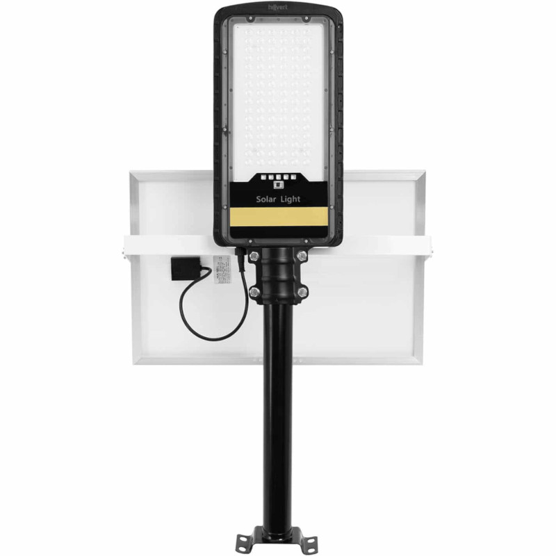 Lauko saulės gatvių šviestuvas su prieblandos jutikliu 96 x LED 100 W PILOT