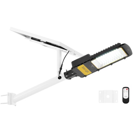 Lauko saulės gatvių šviestuvas su prieblandos jutikliu 60 x LED 200 W PILOT Lauko saulės gatvių šviestuvas su prieblandos jutikliu 60 x LED 200 W PILOT