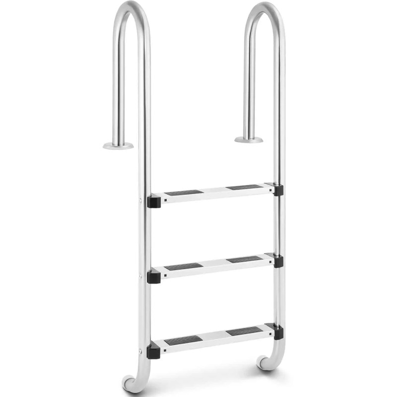Nerūdijančio plieno baseino kopėčios 3 pakopos 1320 mm