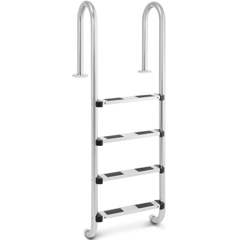 Nerūdijančio plieno baseino kopėčios 4 pakopos 1570 mm