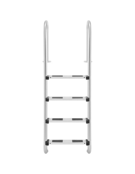 Nerūdijančio plieno baseino kopėčios 4 pakopos 1570 mm Nerūdijančio plieno baseino kopėčios 4 pakopos 1570 mm