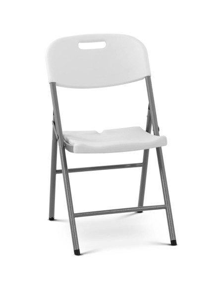 Sodo banketinė maitinimo kėdė sulankstoma iki 180 kg 40 x 38 cm balta Sodo banketinė maitinimo kėdė sulankstoma iki 180 kg 40 x 38 cm balta