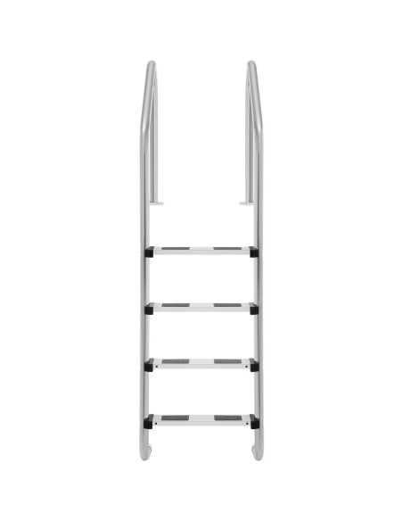 Nerūdijančio plieno baseino kopėčios 4 pakopos 1820 mm Nerūdijančio plieno baseino kopėčios 4 pakopos 1820 mm