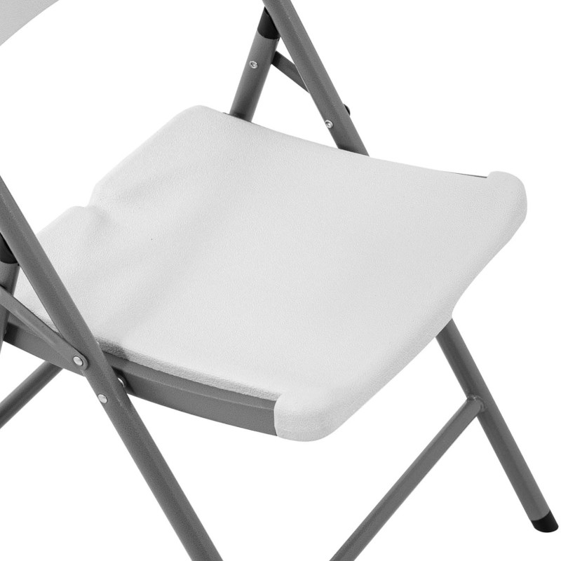 Sodo banketinė maitinimo kėdė sulankstoma iki 180 kg 40 x 38 cm balta