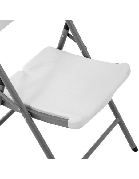 Sodo banketinė maitinimo kėdė sulankstoma iki 180 kg 40 x 38 cm balta Sodo banketinė maitinimo kėdė sulankstoma iki 180 kg 40 x 38 cm balta