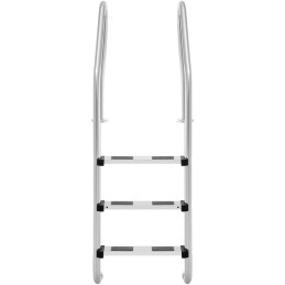 Nerūdijančio plieno baseino kopėčios 3 pakopos 1600 mm