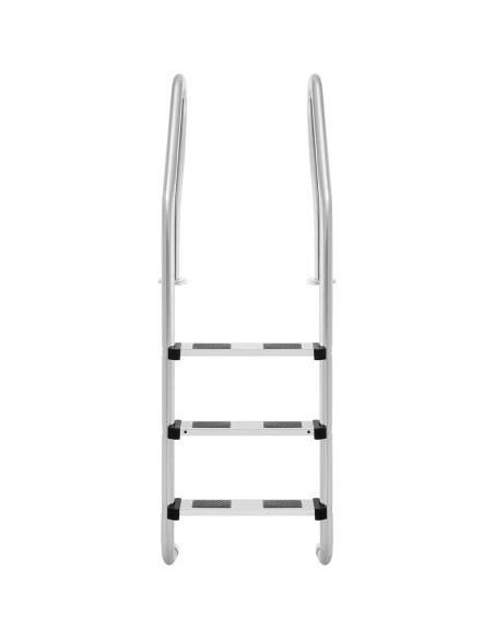 Nerūdijančio plieno baseino kopėčios 3 pakopos 1600 mm Nerūdijančio plieno baseino kopėčios 3 pakopos 1600 mm