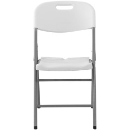 Sodo banketinė maitinimo kėdė sulankstoma iki 180 kg 40 x 38 cm balta