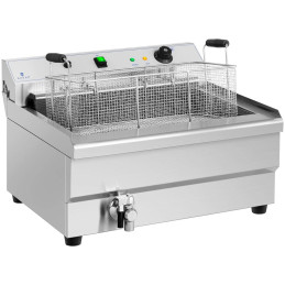 Žuvies spurgų skrudintuvas su drenu 9000W 30L 400V