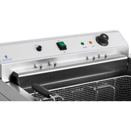 Žuvies spurgų skrudintuvas su drenu 9000W 30L 400V