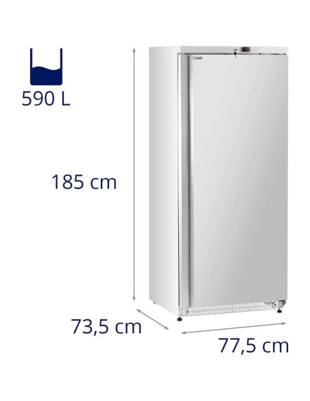 Šaldiklio spintelė 1 durų šaldiklis 7 lentynos 590 l 492 W - sidabrinė Šaldiklio spintelė 1 durų šaldiklis 7 lentynos 590 l 492 W - sidabrinė