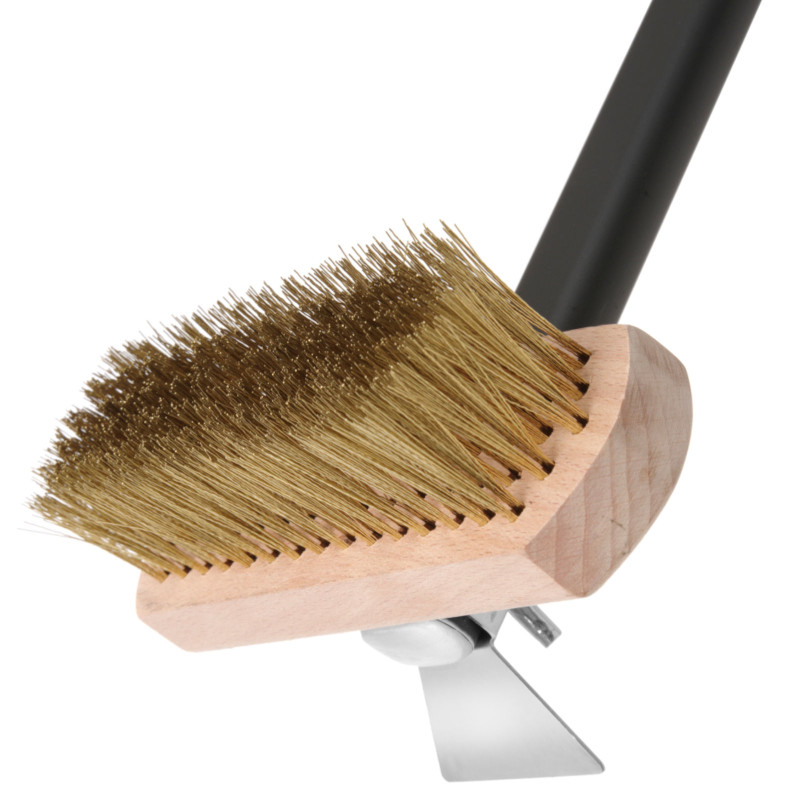 Picos orkaitės valymo šepetys su variniais šereliais, ilgis 1320 mm - Hendi 525593