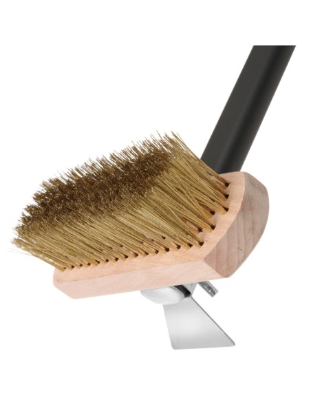 Picos orkaitės valymo šepetys su variniais šereliais, ilgis 1320 mm - Hendi 525593