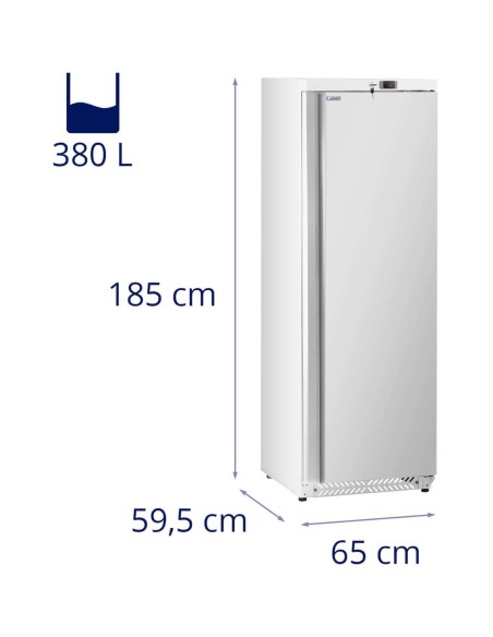 Šaldiklio spintelė 1 durų šaldiklis 7 lentynos 380 l 425 W - sidabrinė Šaldiklio spintelė 1 durų šaldiklis 7 lentynos 380 l 425 W - sidabrinė