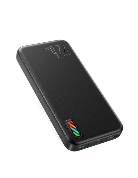 Powerbank 10000mAh Dazzling Series 22.5W juoda Powerbank 10000mAh Dazzling Series 22.5W juoda